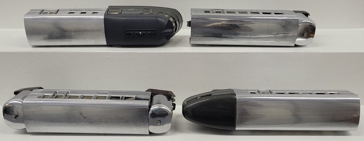 Lionel 616W Vintage O Prewar Flying Yankee Powered Streamliner (Set of 4)