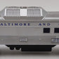 Lionel 404 Vintage O Baltimore & Ohio RDC Budd Baggage & Mail Car VG