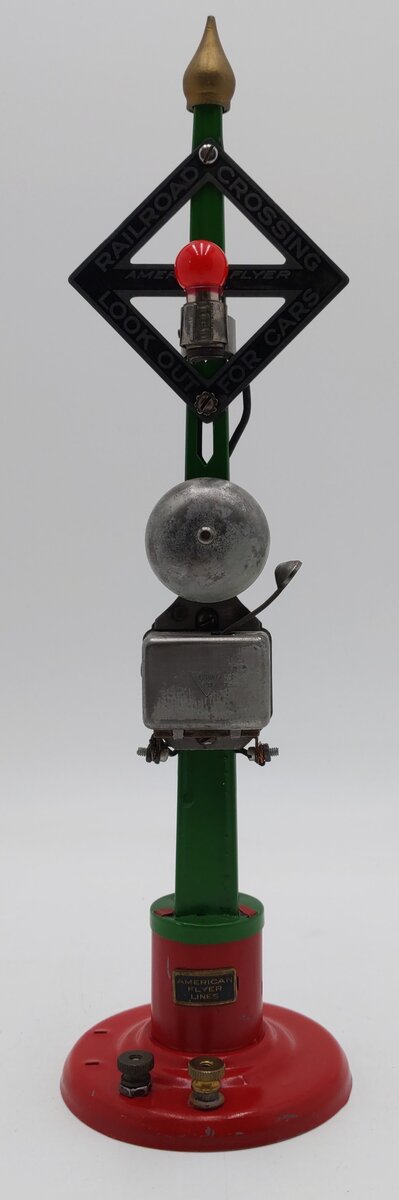 American Flyer 2216 Vintage O Prewar Railroad Crossing Danger Signal