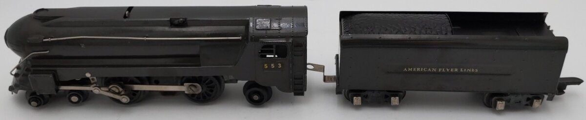 American Flyer 553 Vintage O 4-4-2 Gauge Prewar Steam Locomotive and Tender