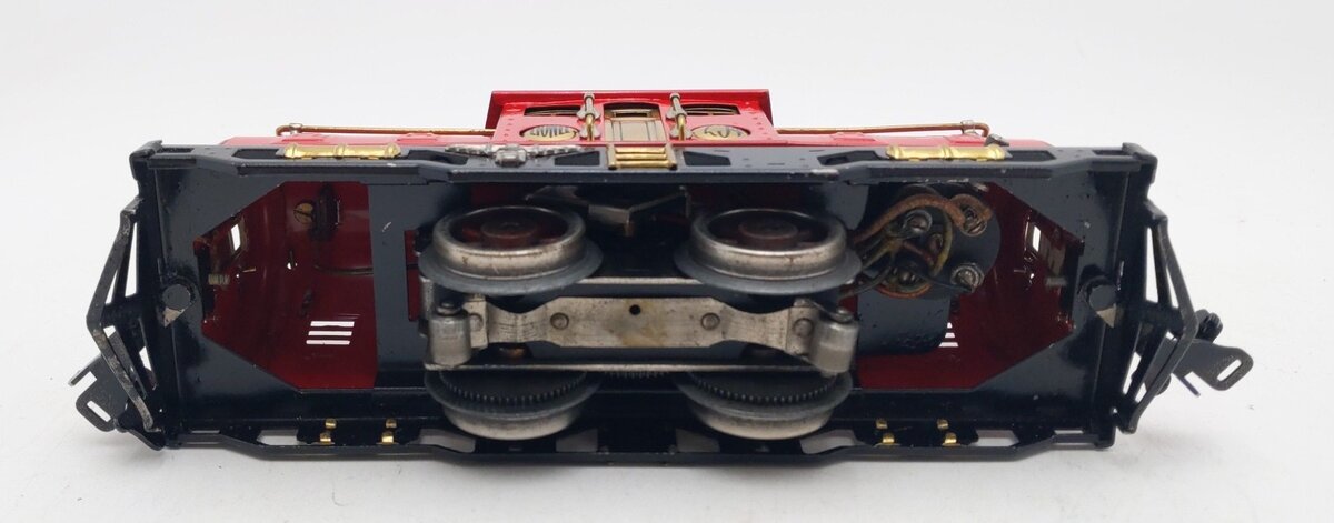 Lionel 254 Vintage O Prewar Red Electric Locomotive VG