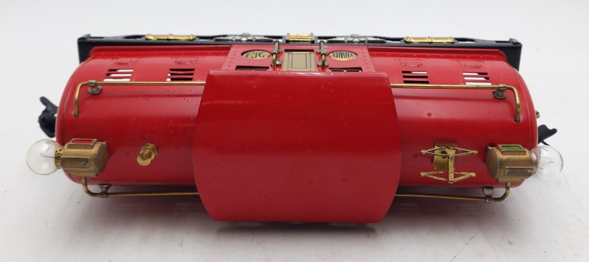 Lionel 254 Vintage O Prewar Red Electric Locomotive VG
