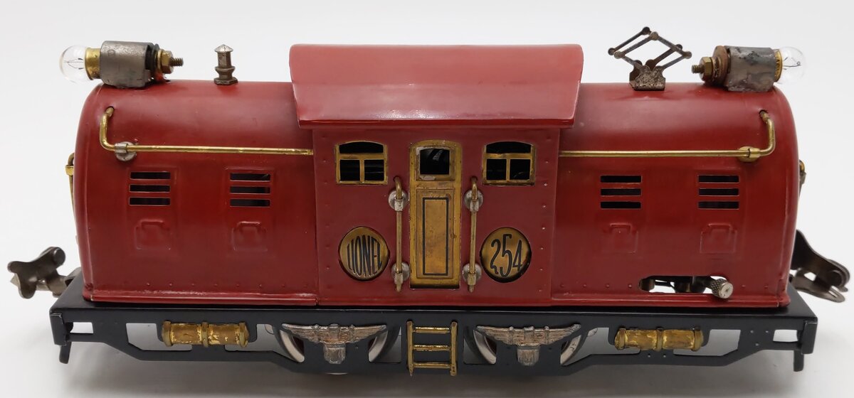 Lionel 254 Vintage O Prewar Red Electric Locomotive