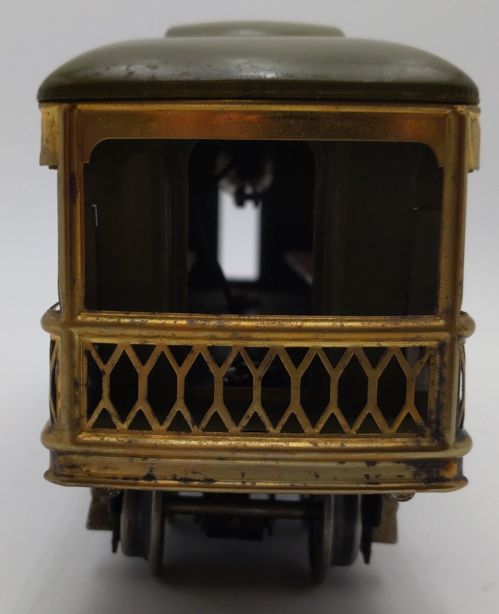 Lionel 612 Vintage O Prewar Tinplate Observation Passenger Car VG