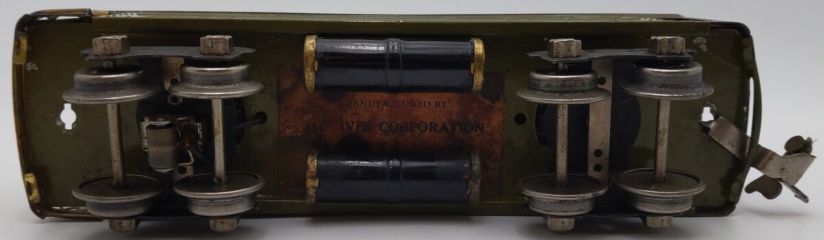 Lionel 612 Vintage O Prewar Tinplate Observation Passenger Car VG