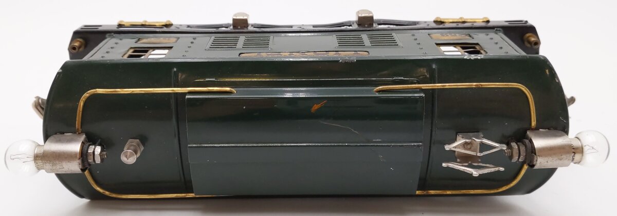 Lionel 253 Vintage O Prewar Green Tinplate Electric Locomotive VG