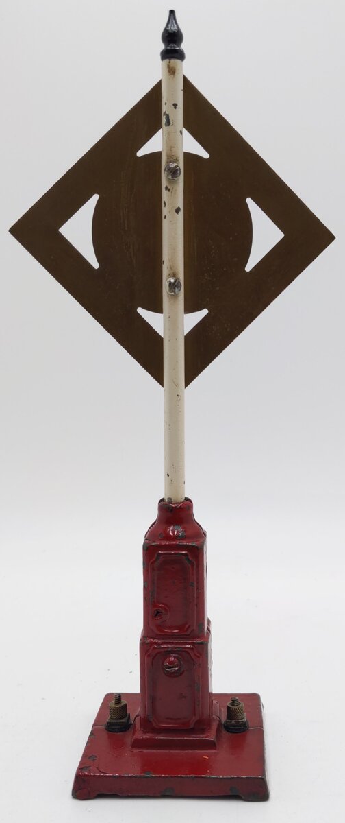 Ives 332 Vintage Standard Gauge Prewar Automatic Bell Signal VG
