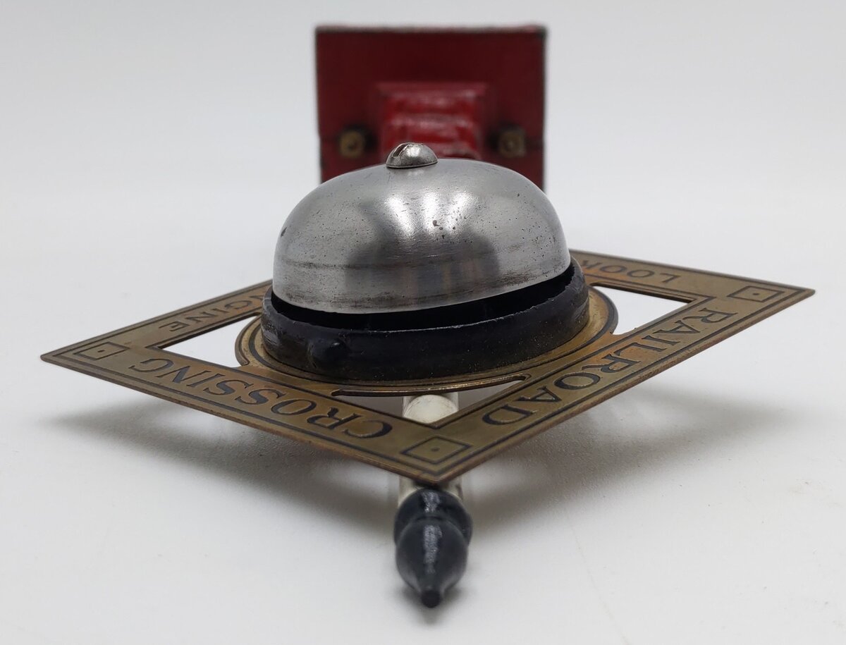 Ives 332 Vintage Standard Gauge Prewar Automatic Bell Signal VG