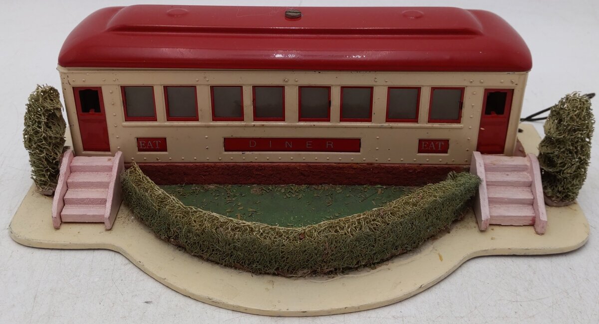 Lionel 442 Vintage O Prewar Landscaped Tinplate Diner VG