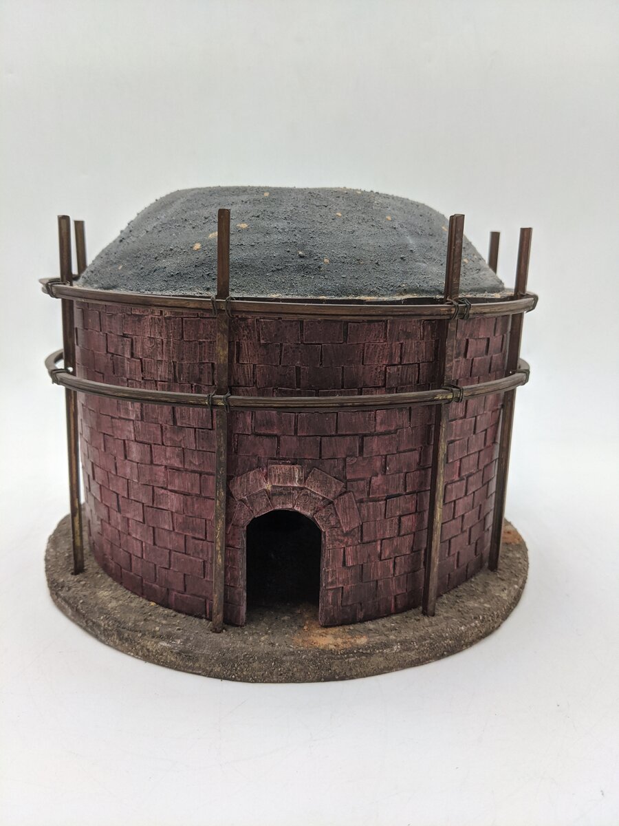 O Scale Lighted Red Brick Kiln- Custom