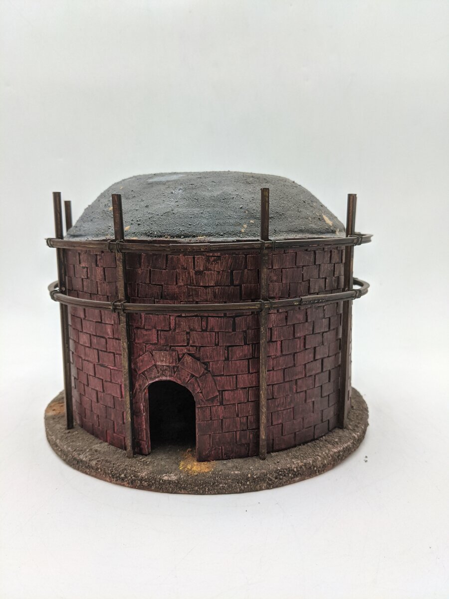 O Scale Lighted Red Brick Kiln- Custom