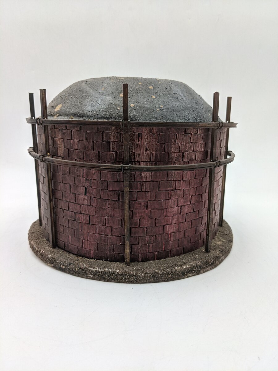 O Scale Lighted Red Brick Kiln- Custom