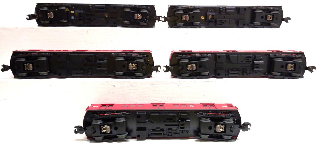 MTH 30-4122-1 Yankees RailKing Subway O Gauge Passenger Train Set w/PS2 EX/Box