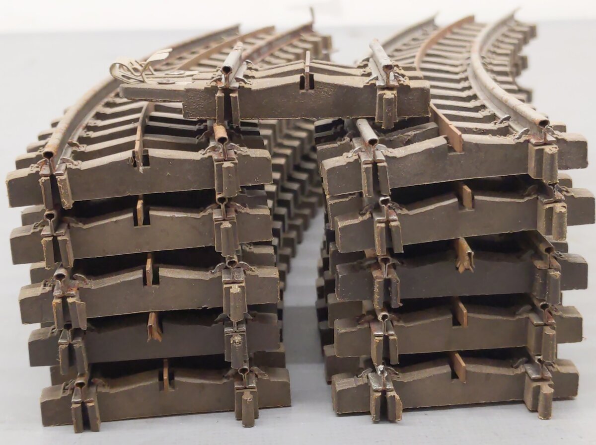 Lionel 49 Vintage O "Super O" Insulated Curved Track (10)