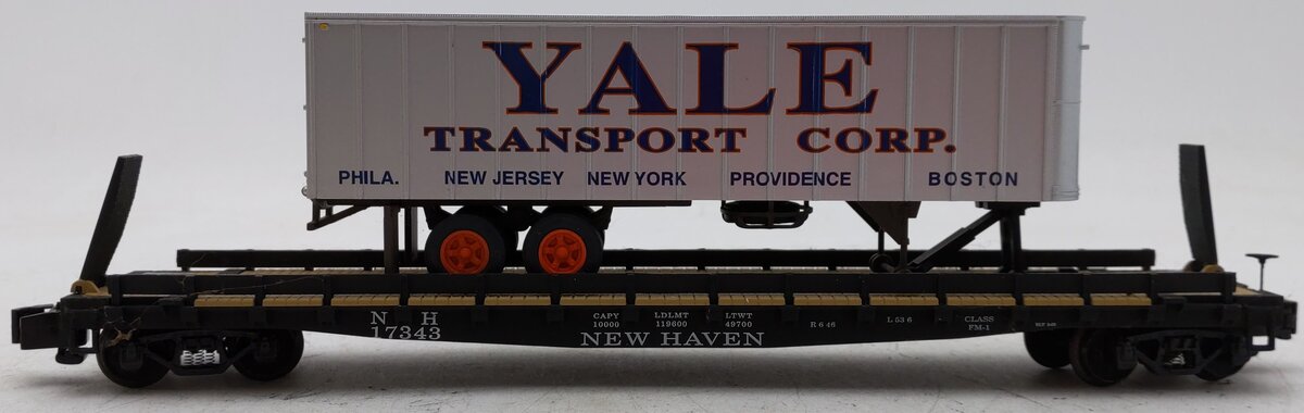 S-Helper 00305-2 S New Haven Flatcar with Yale Trailer EX/Box