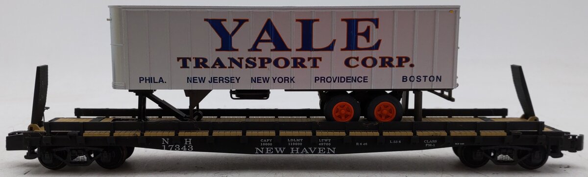 S-Helper 00305-2 S New Haven Flatcar with Yale Trailer EX/Box