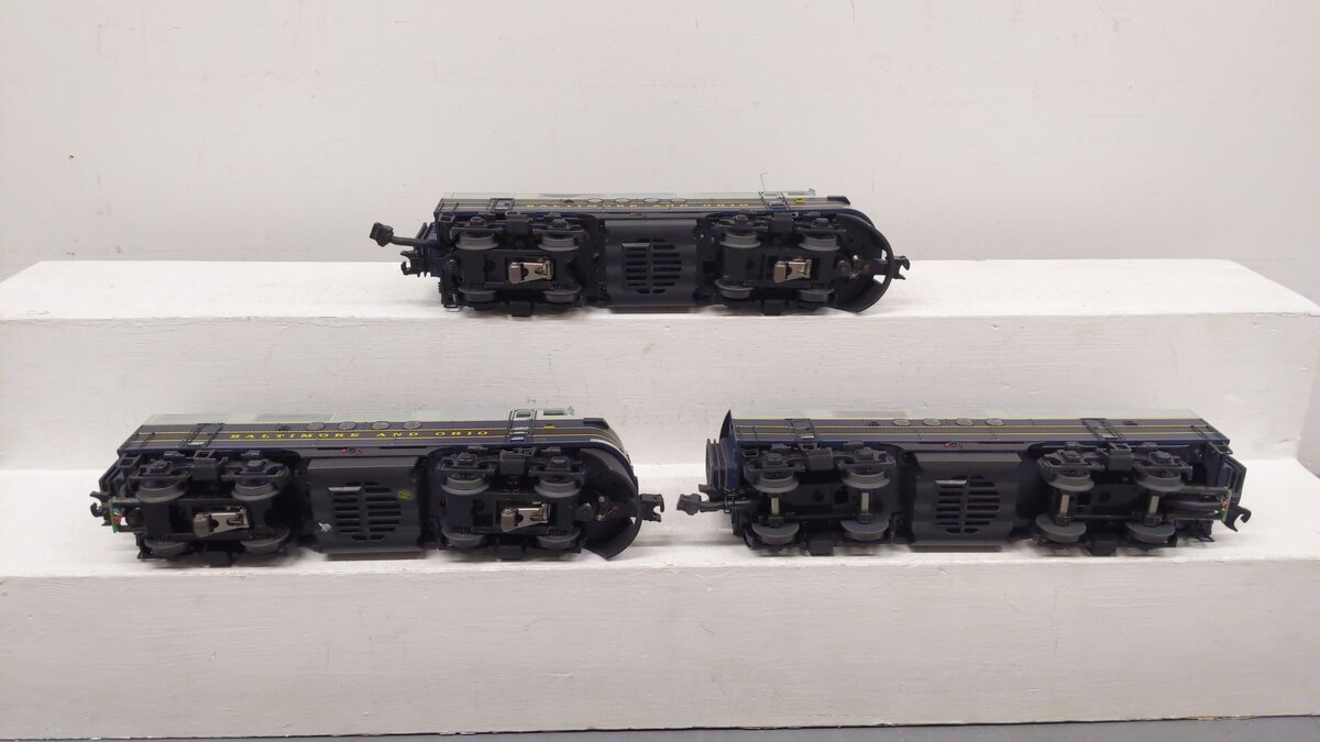 MTH 20-2442-1 O Gauge B&O FT ABA Diesel Engine Set w/PS2 #111/111A/11X EX/Box
