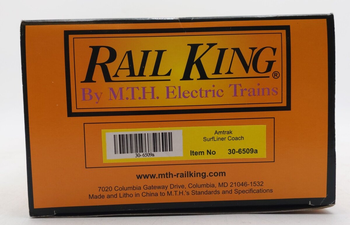 MTH 30-6509a O Gauge Amtrak California Superliner Lounge Car EX/Box