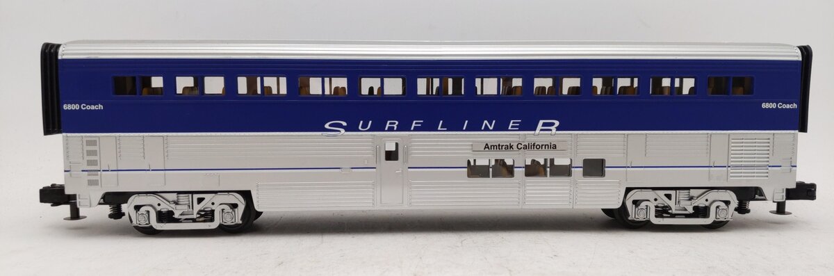 MTH 30-6509a O Gauge Amtrak California Superliner Lounge Car EX/Box