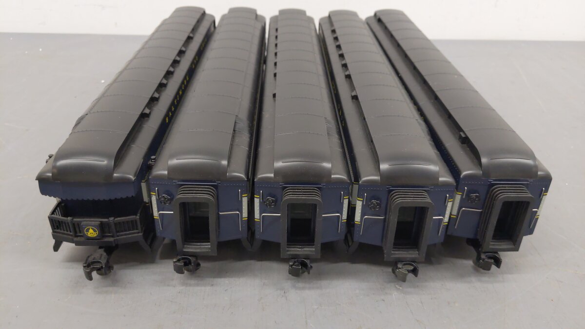 MTH 20-4054 O Scale Baltimore & Ohio 70' Madison Passenger 5 Car Set EX/Box