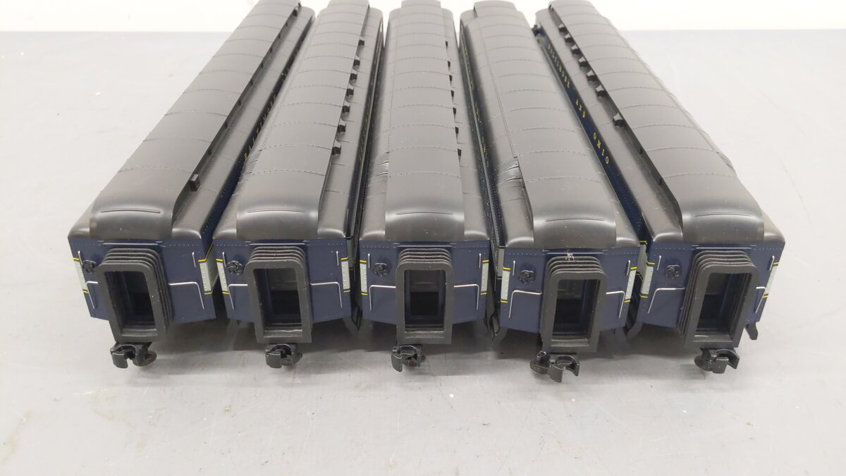 MTH 20-4054 O Scale Baltimore & Ohio 70' Madison Passenger 5 Car Set EX/Box