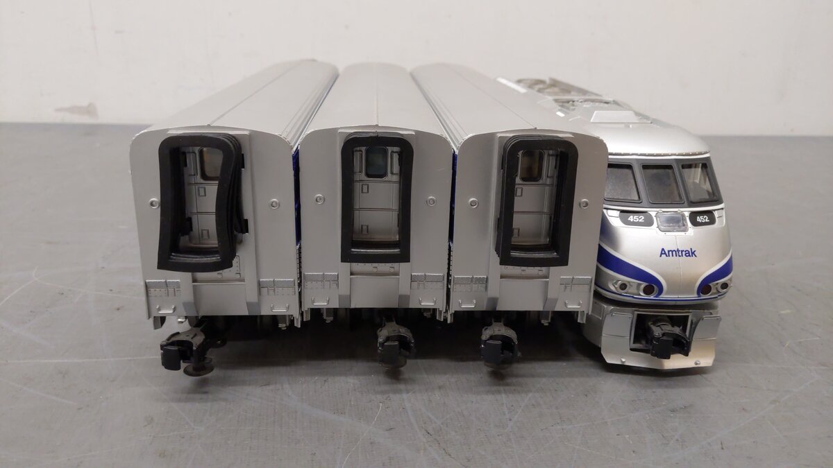 MTH 30-4198-1 Amtrak RailKing F59 Superliner O Gauge Diesel Train Set w/PS2 EX/Box