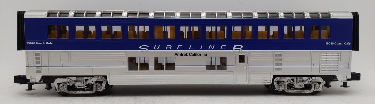 MTH 30-6509b O Gauge Amtrak Surfliner Diner Car #39016 EX/Box
