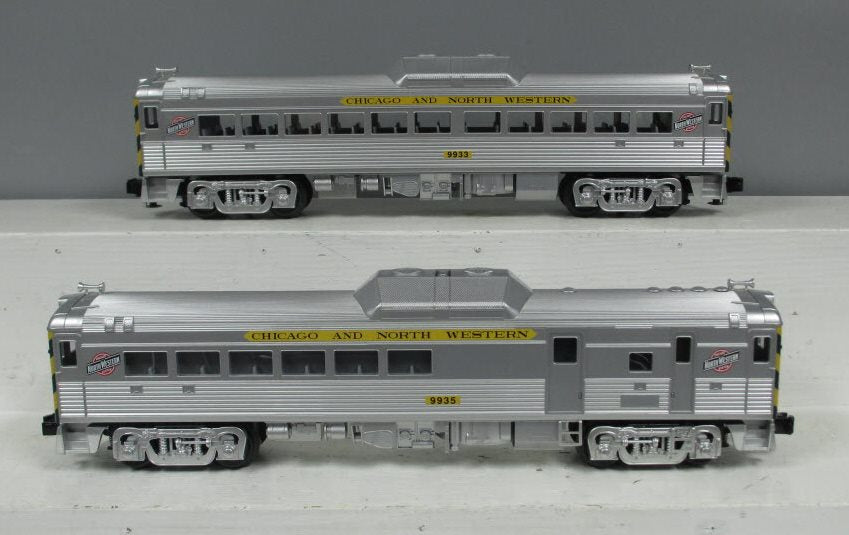 MTH 30-2390-1 Chicago & North Western RDC Budd Car Set w/PS2 #9935/9933 LN/Box