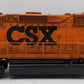 MTH 20-2519-3 Custom Weathered CSX GP-40 Non-Powered Diesel Engine #9720/Box