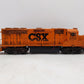 MTH 20-2519-1 O Gauge Custom Weathered CSX GP-40 Diesel Engine w/PS2 #9700/Box
