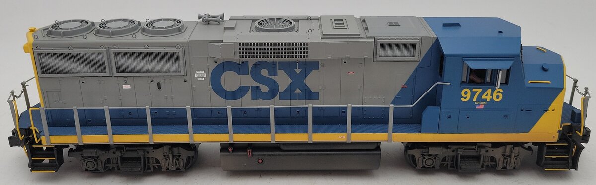 MTH 20-2463-1 O Gauge CSX GP-60M Diesel Engine #9746 w/PS2 LN/Box