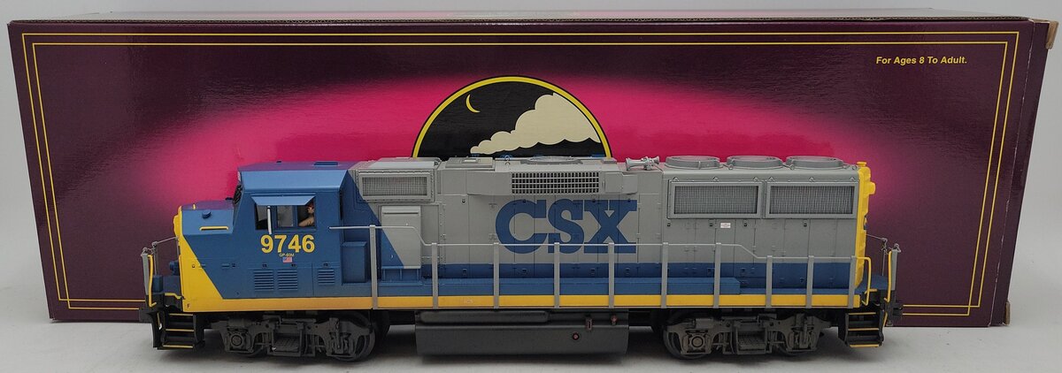 MTH 20-2463-1 O Gauge CSX GP-60M Diesel Engine #9746 w/PS2 LN/Box