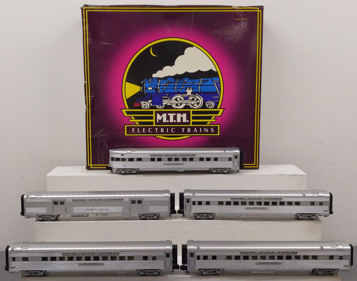 MTH 20-65020 O New York Central 70' Streamlined Passenger Car Set (Set of 5) EX/Box