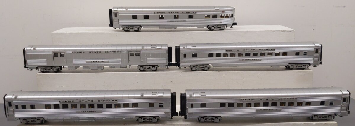 MTH 20-65020 O New York Central 70' Streamlined Passenger Car Set (Set of 5) EX/Box
