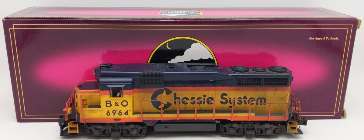 MTH 20-2275-1 Chessie Baltimore & Ohio GP-30 Diesel Engine #6964 w/PS 2.0 EX/Box