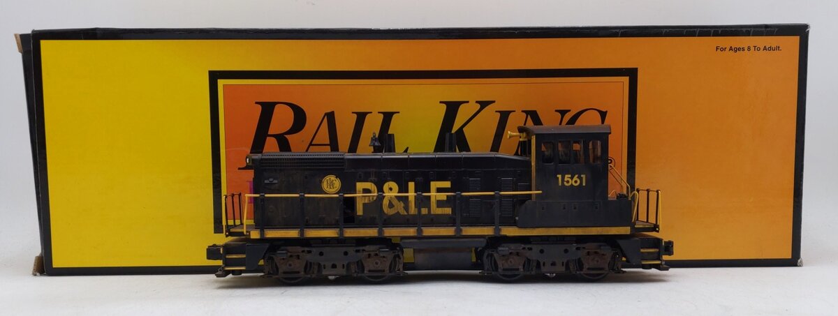 MTH 30-2375-1 P&LE SW-1500 Diesel Switcher w/PS2 #1561 EX/Box