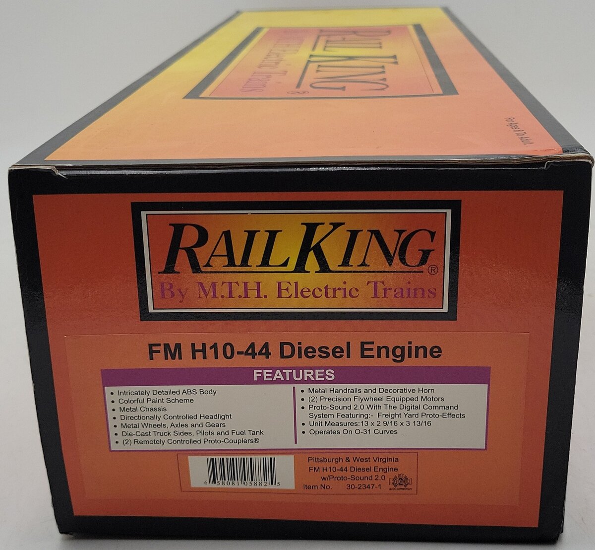 MTH 30-2347-1 P&WV FM H10-44 Diesel Engine with Proto-Sound 2.0 #50 LN/Box