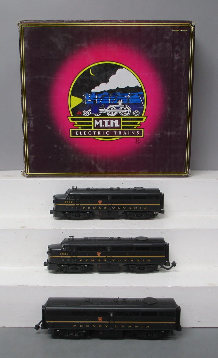 MTH 20-2332-1 PRR FA-2 ABA Diesel Engine Set w/PS2 #9620/9623 LN/Box