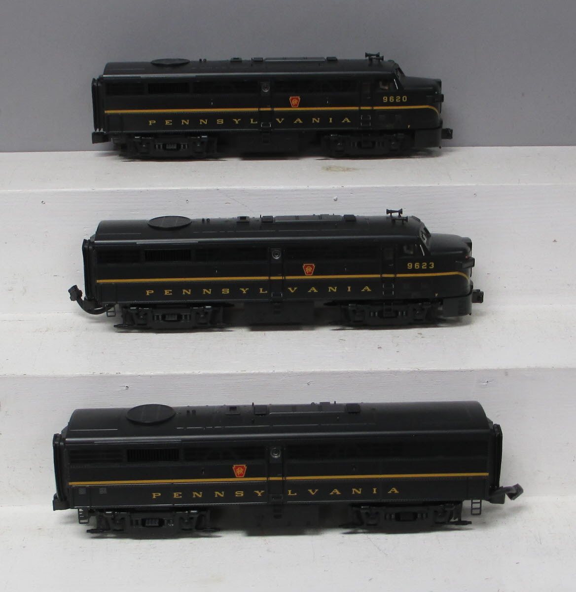 MTH 20-2332-1 PRR FA-2 ABA Diesel Engine Set w/PS2 #9620/9623 LN/Box