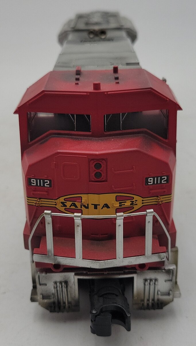 MTH 30-2281-1 O Scale Weathered ATSF SD90-MAC SF Diesel Engine w/PS2 #9112/Box