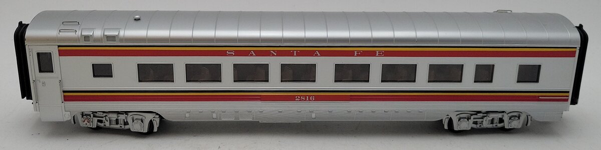 MTH 30-6706 O Gauge Santa Fe 60' Streamlined ABS Coach Car #2816 LN/Box