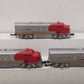 MTH 30-2701-1E O Scale Santa Fe War Bonnet Set F3 ABA PS2 EX