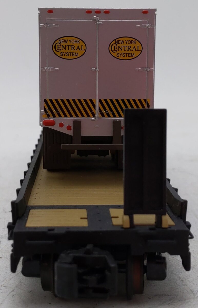 S-Helper Service 00192 S Scale NYC Flat Car w NYC Trailer (Hi-Rail) EX/Box