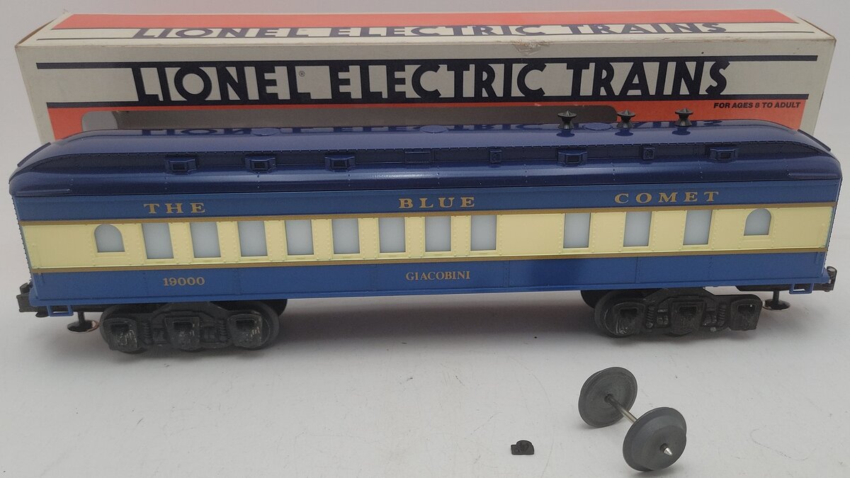 Lionel 6-19000 O Gauge Blue Comet "Giacobini" Dining Car VG/Box