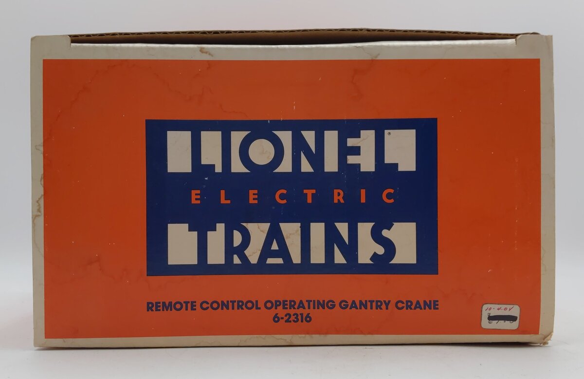 Lionel 6-2316 O Norfolk & Western Operating Gantry Crane LN/Box