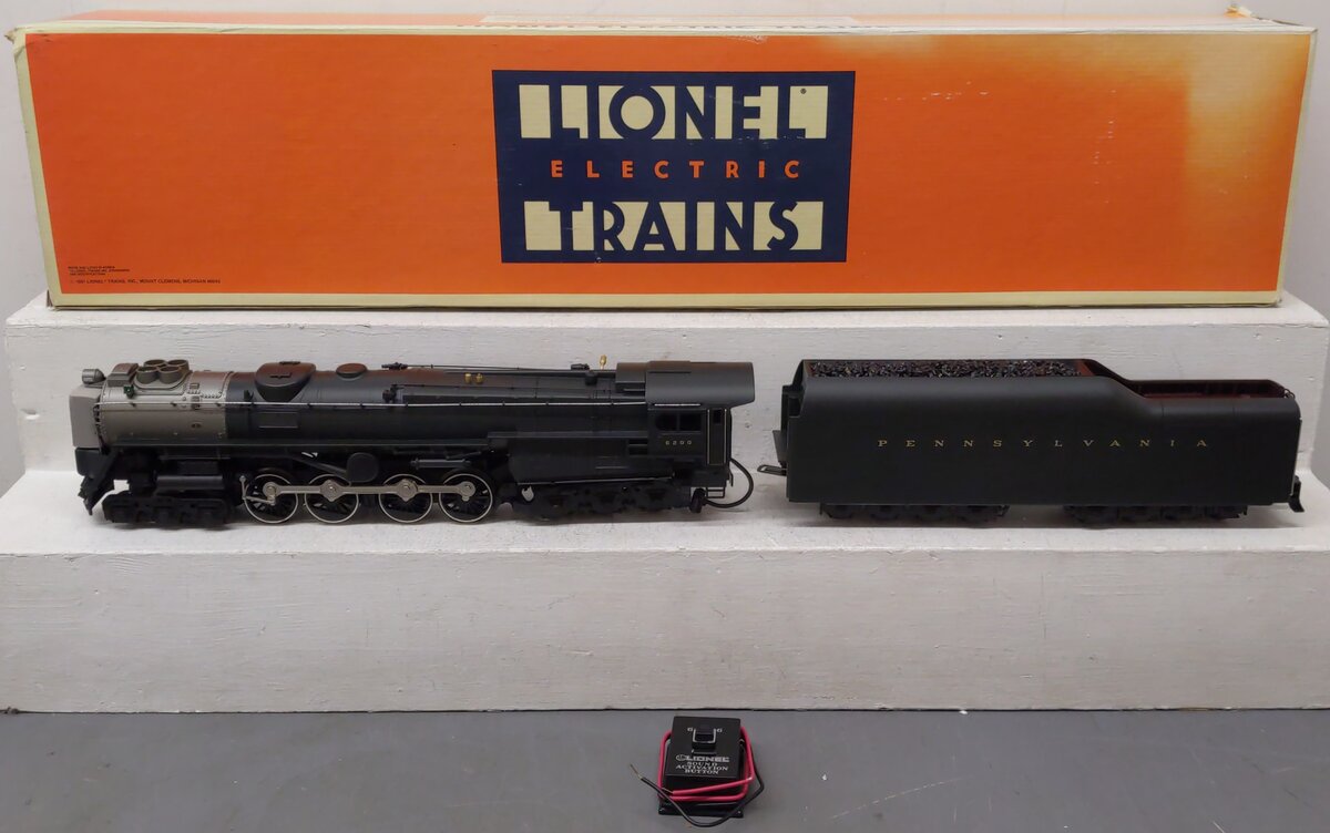 Lionel 6-18010 O PRR 6-8-6 Turbine Steam Locomotive & Tender with RS #6200 EX/Box