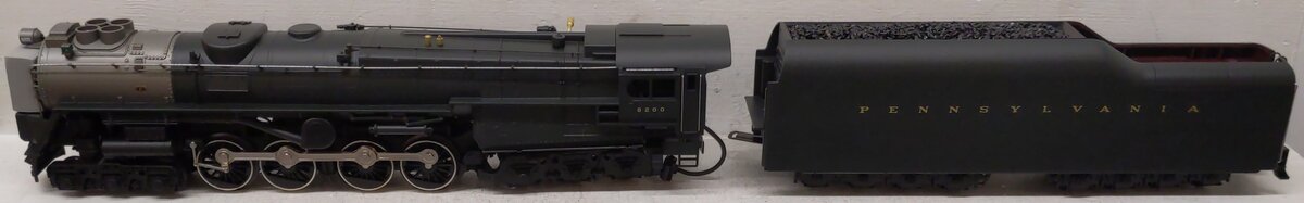 Lionel 6-18010 O PRR 6-8-6 Turbine Steam Locomotive & Tender with RS #6200 EX/Box