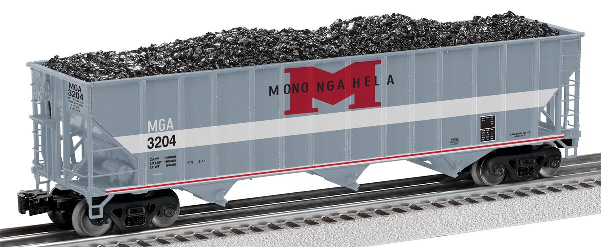 Lionel 6-17718 O Monongahela/PC NS Heritage 3-Bay Open Hopper (Set of 2) NIB