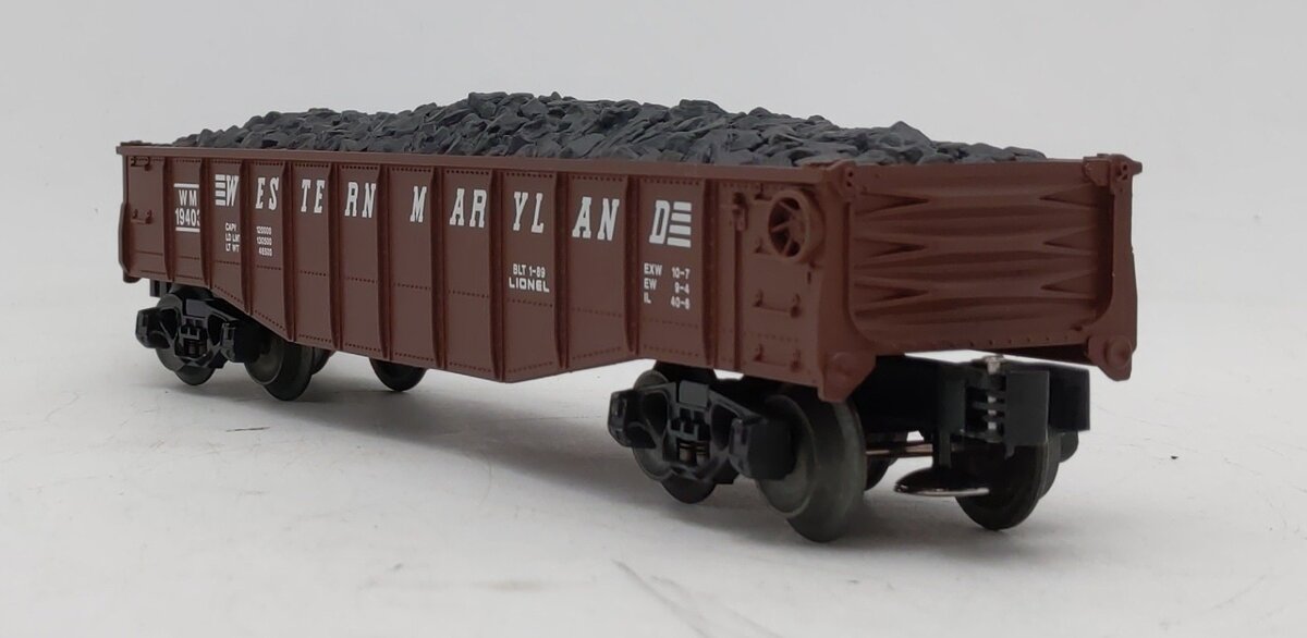Lionel 6-19403 O Gauge Western Maryland Gondola with Coal Load #19403 LN/Box