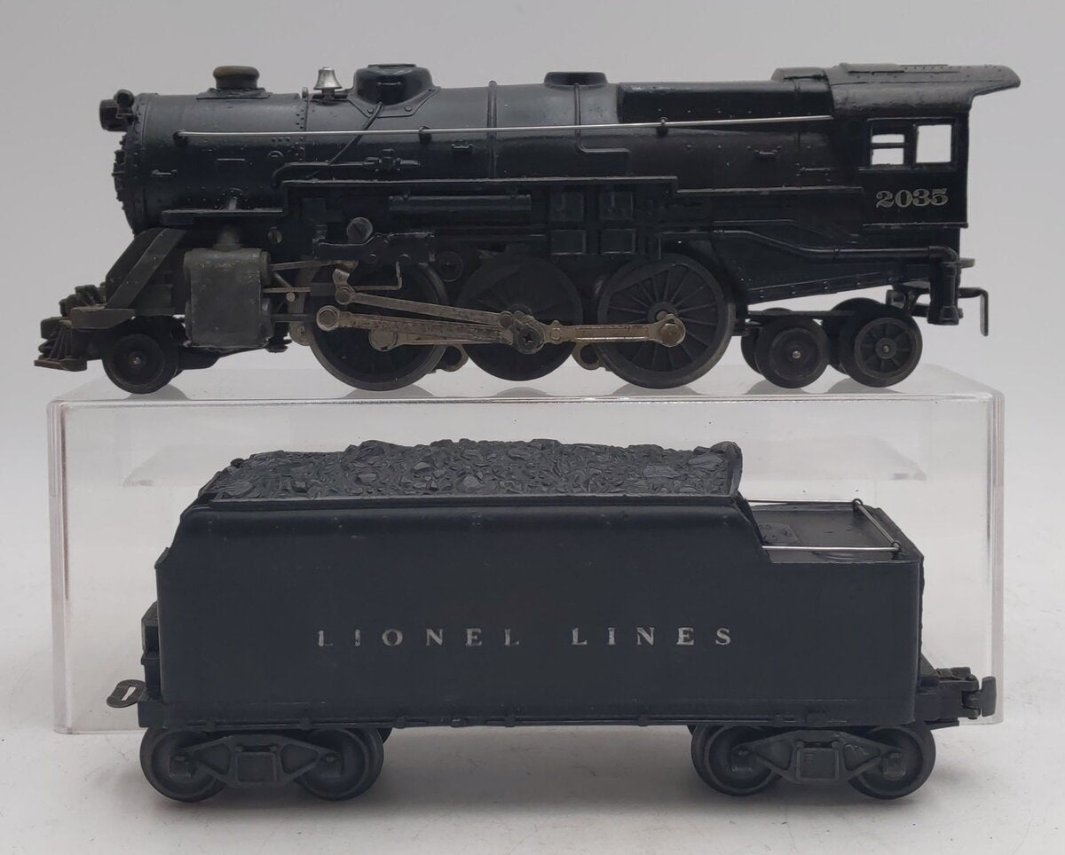 Lionel 2035 Vintage O 2-6-4 Diecast Postwar Steam Locomotive w/ 6466WX Tender EX/Box
